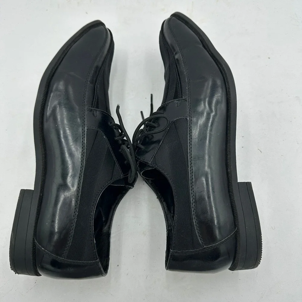 Stacy Adams Mens Black Bicycle Toe Dress Shoes Sz 11M Oxford Formal Wedding Prom